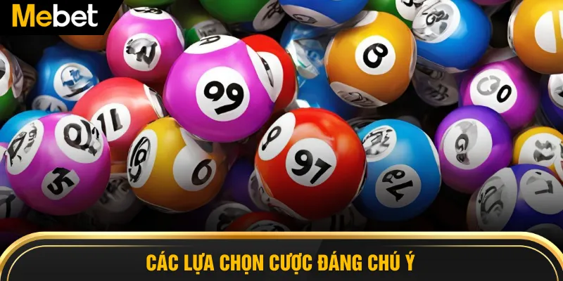 Các lựa chọn cược đáng chú ý 