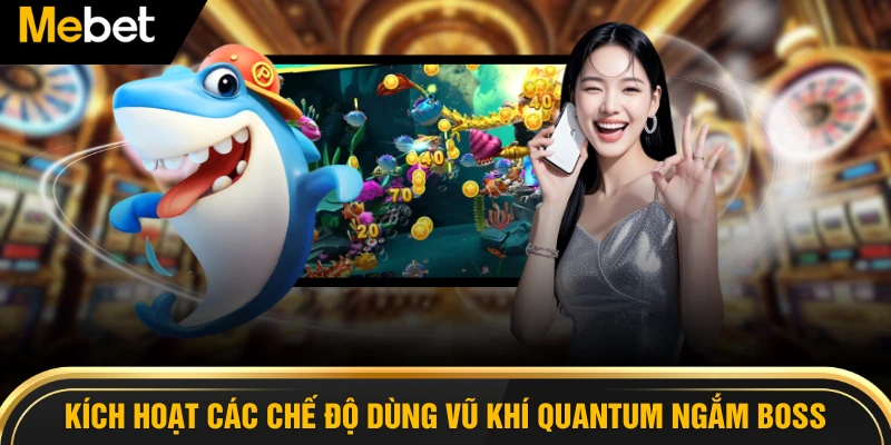 Kích hoạt các chế độ dùng vũ khí Quantum ngắm boss