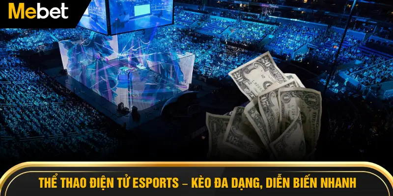 Thể thao điện tử Esports – kèo đa dạng, diễn biến nhanh
